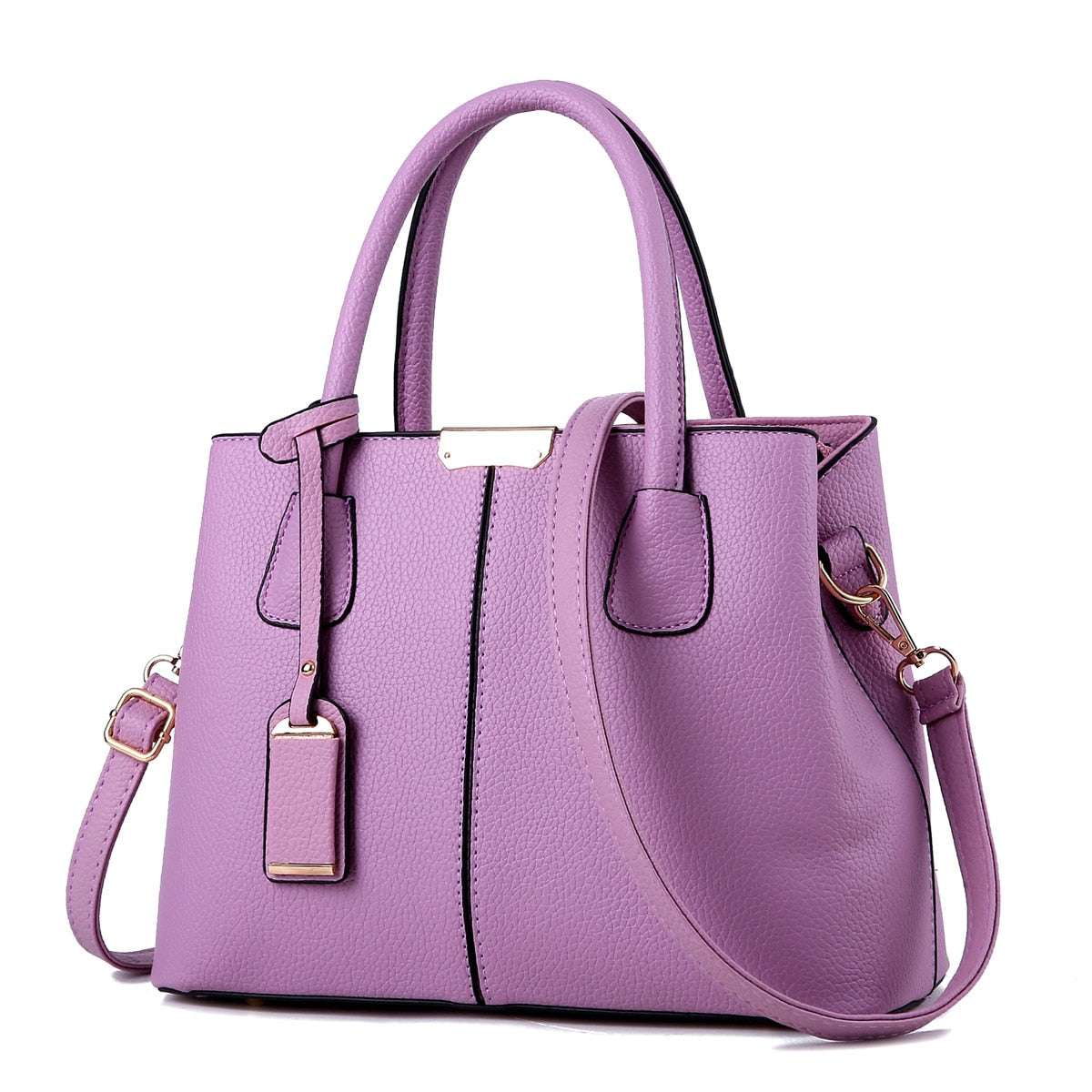 Elegant Leather Large Capacity Daily Shoulder Bag