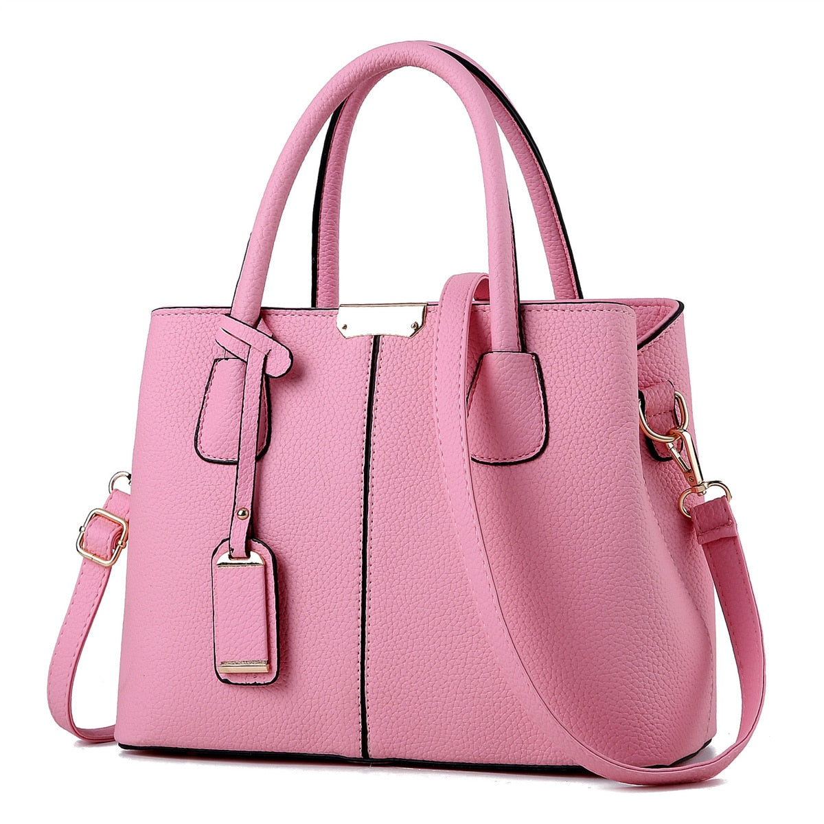 Elegant Leather Large Capacity Daily Shoulder Bag