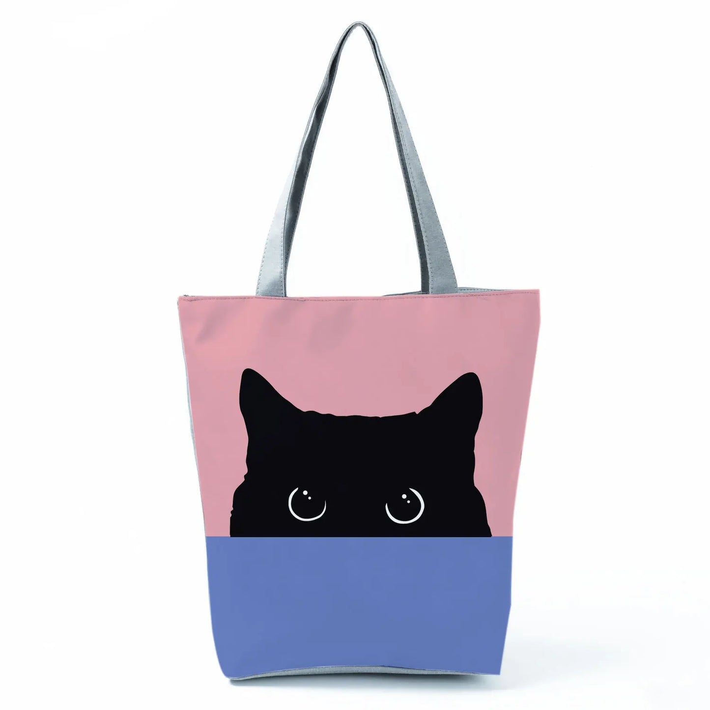 Customize Cute Cat Painting Tote Eco Reusable Bags