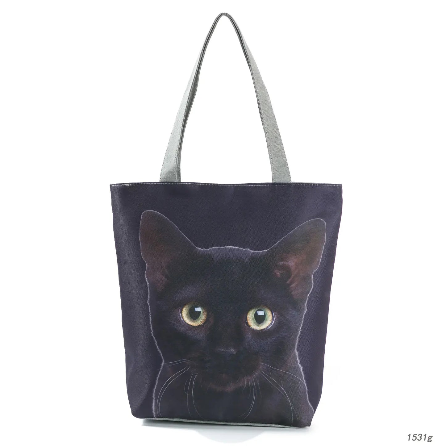 Customize Cute Cat Painting Tote Eco Reusable Bags