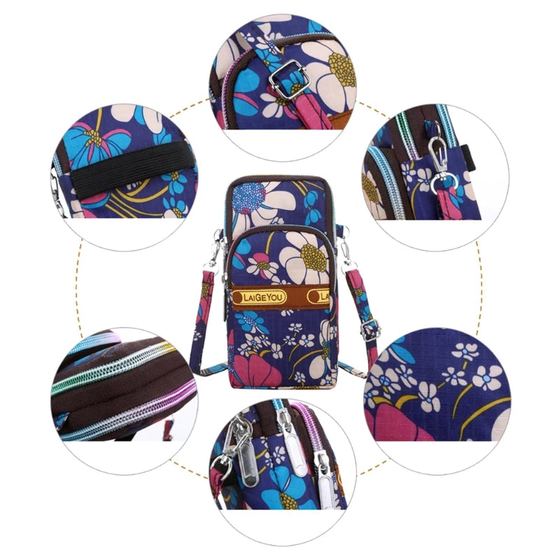 Fashion Mini Multifunction Mobile Phone Case Belt Handbag