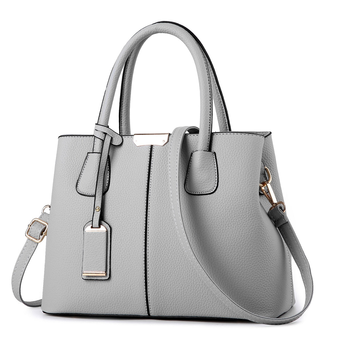 Elegant Leather Large Capacity Daily Shoulder Bag
