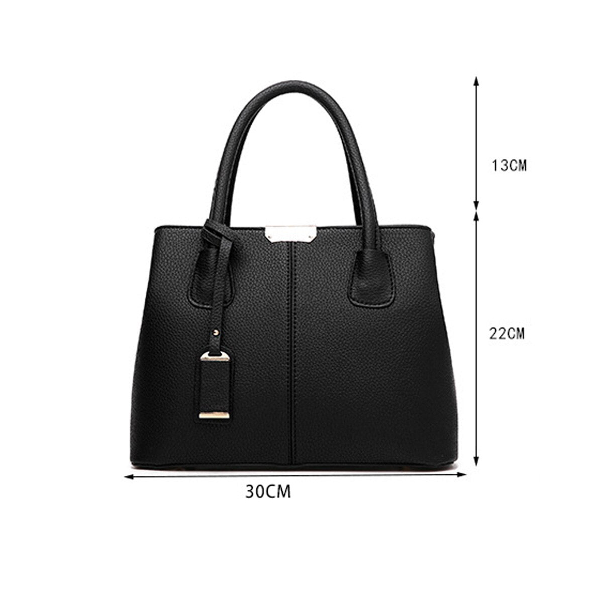 Elegant Leather Large Capacity Daily Shoulder Bag