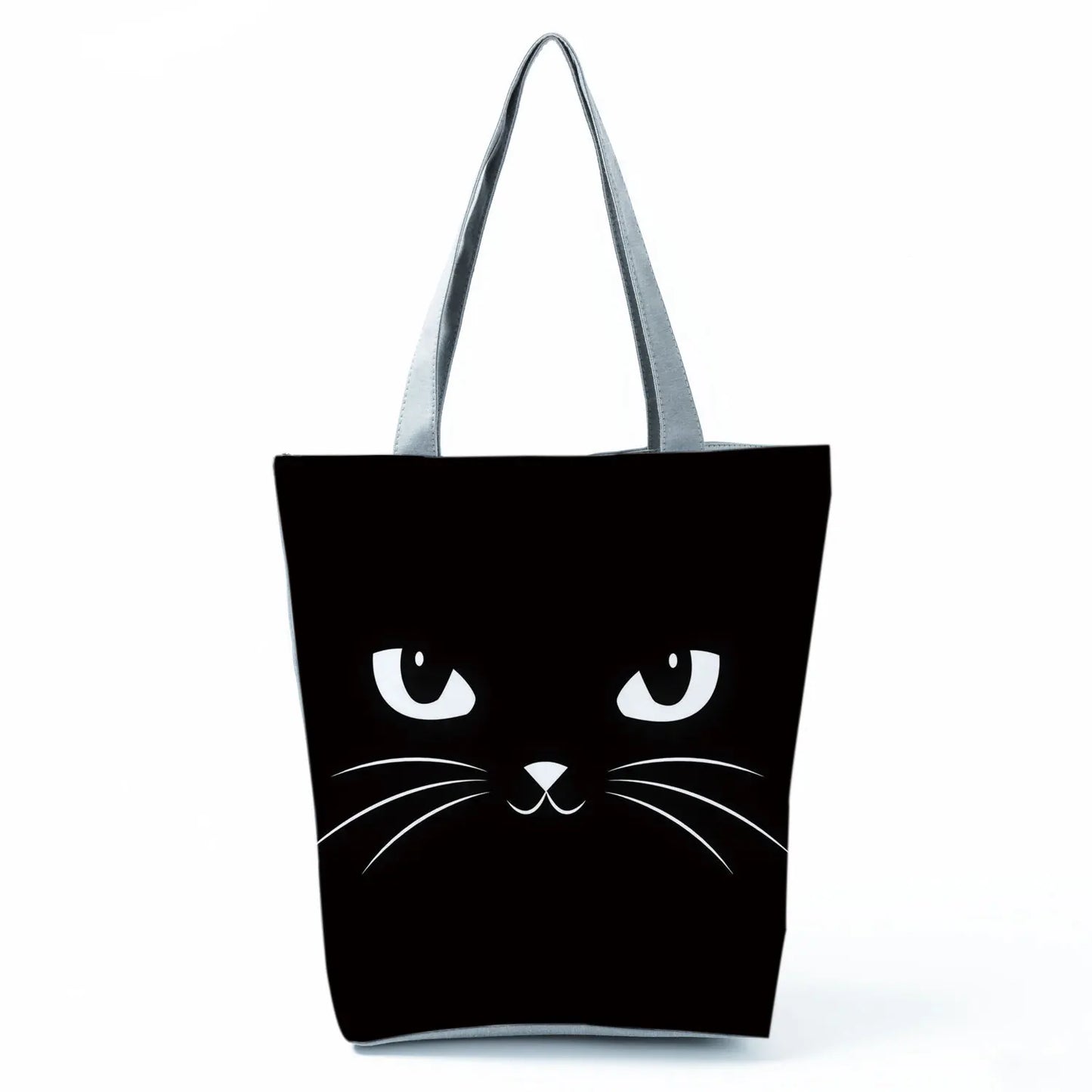 Customize Cute Cat Painting Tote Eco Reusable Bags