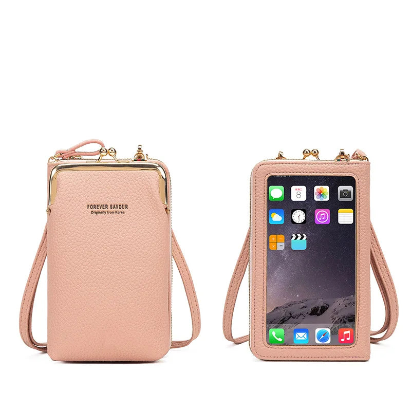 Touch Screen Mobile Square Women Bags Crossbody