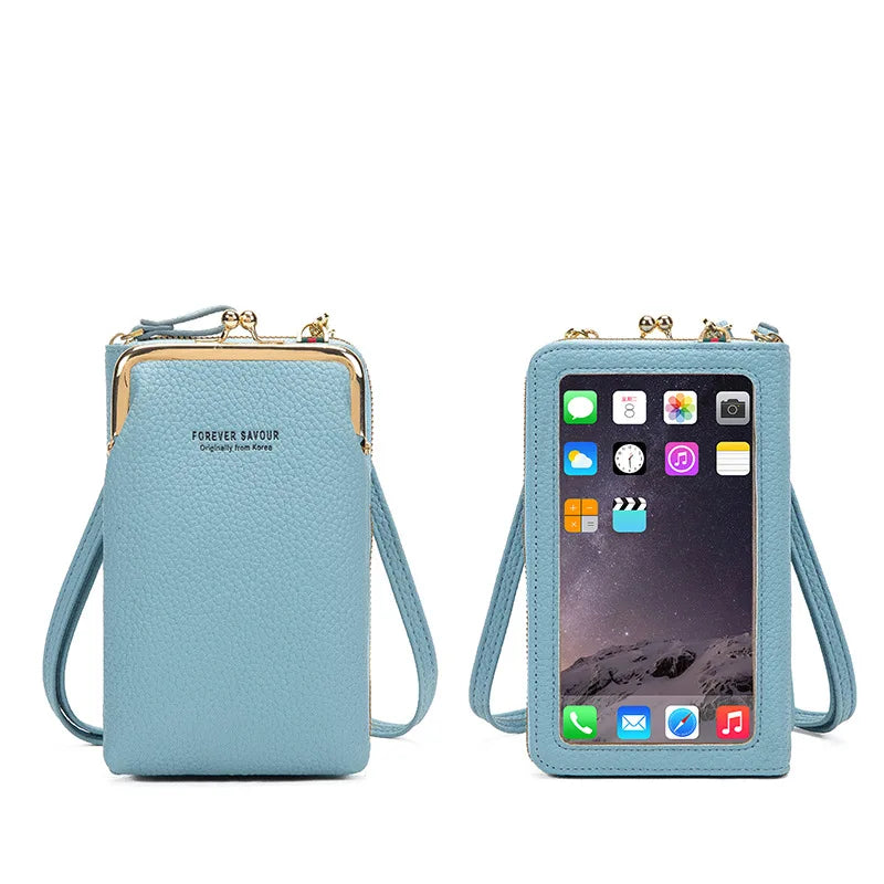 Touch Screen Mobile Square Women Bags Crossbody