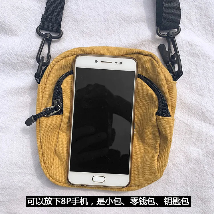 Simple Cartoons Small Square Shoulder Crossbody Bag