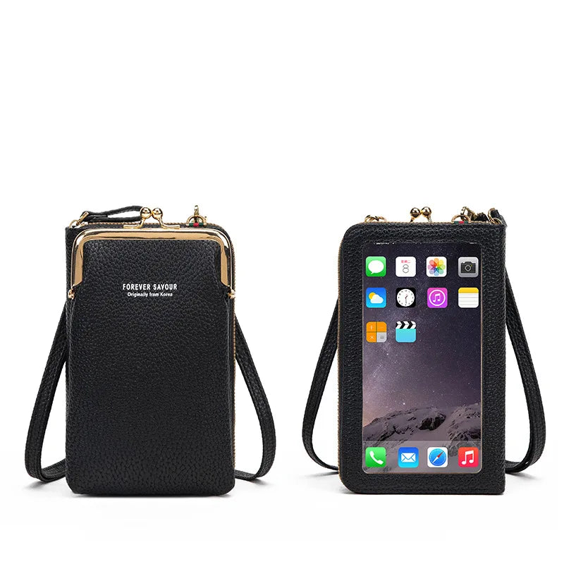Touch Screen Mobile Square Women Bags Crossbody