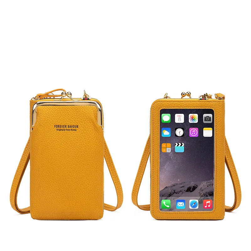 Touch Screen Mobile Square Women Bags Crossbody