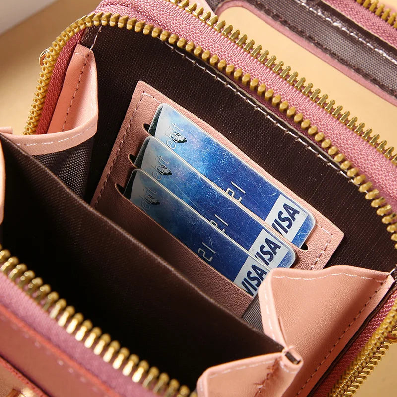 Touch Screen Mobile Square Women Bags Crossbody