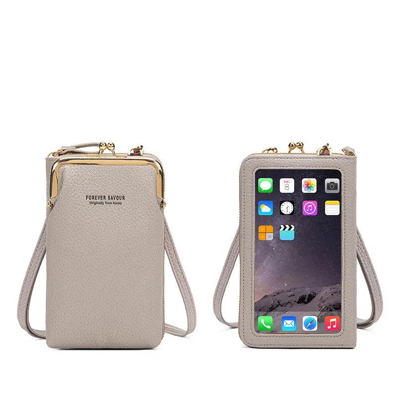 Touch Screen Mobile Square Women Bags Crossbody