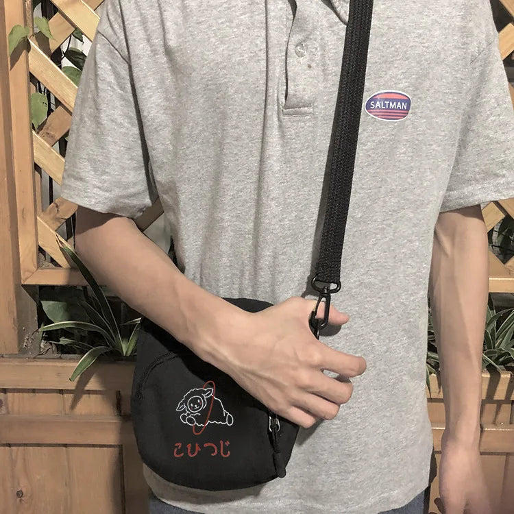 Simple Cartoons Small Square Shoulder Crossbody Bag