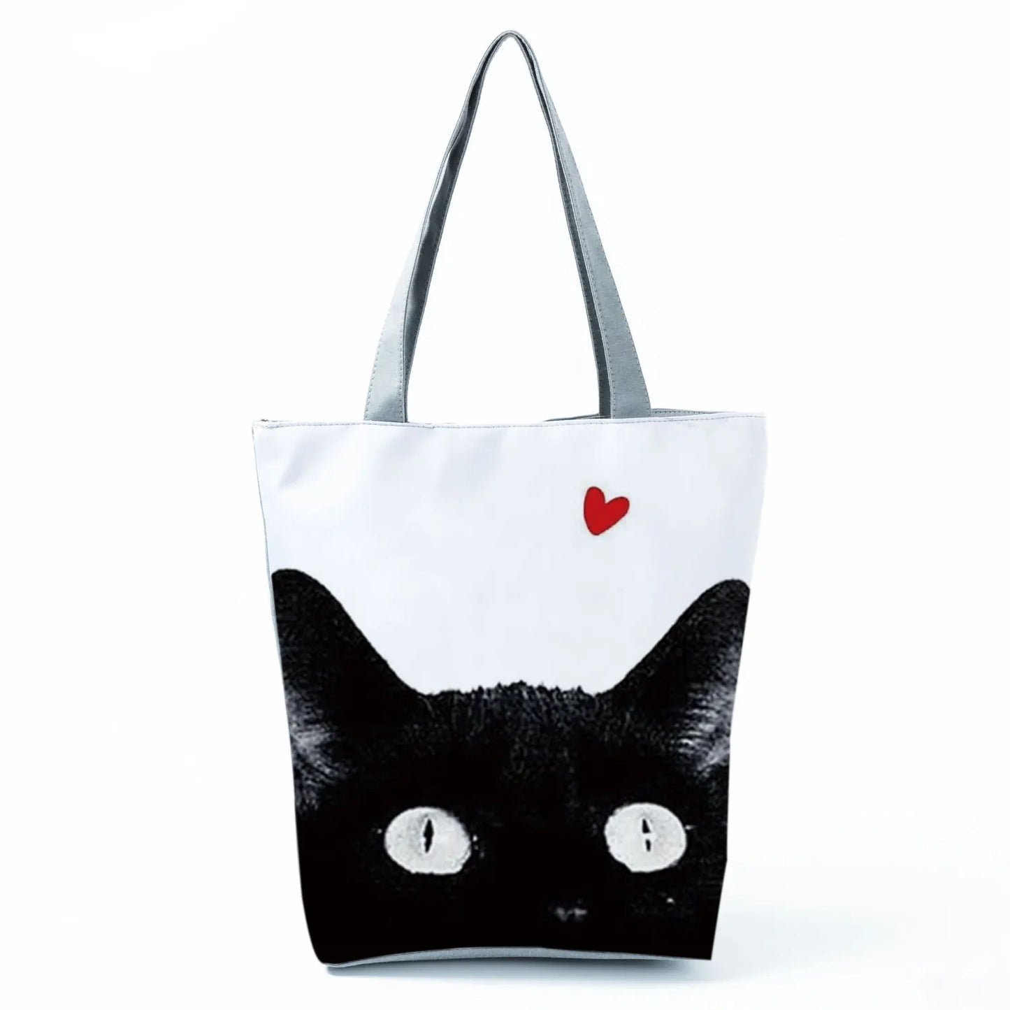 Customize Cute Cat Painting Tote Eco Reusable Bags