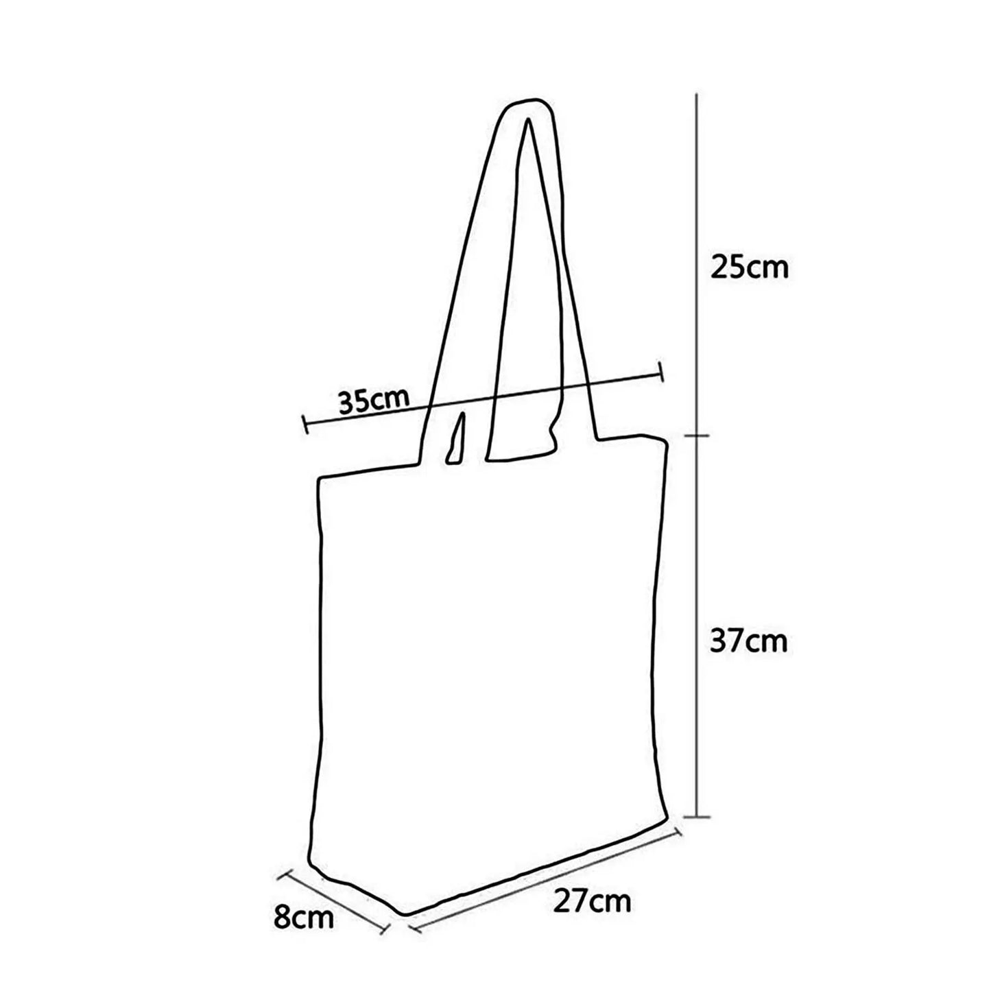 Customize Cute Cat Painting Tote Eco Reusable Bags