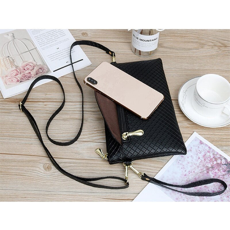 PU Diamond Lattice Adjustable Shoulder Strap