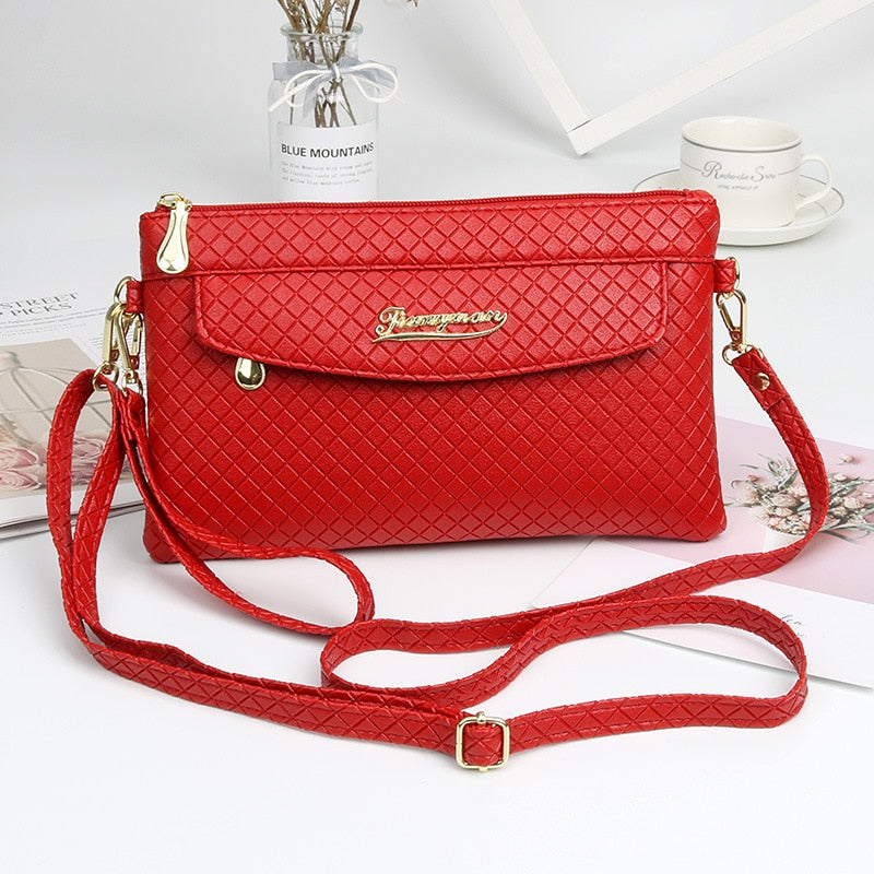 PU Diamond Lattice Adjustable Shoulder Strap