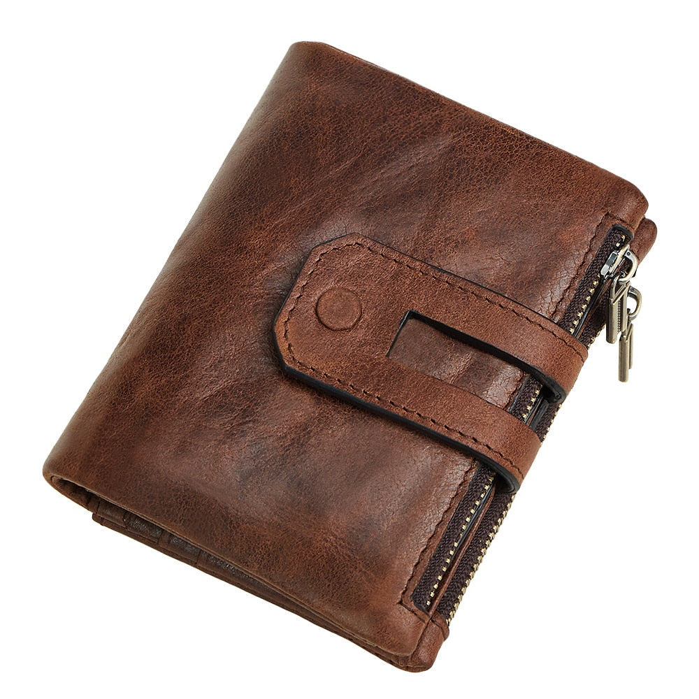 Horse Genuine Leather Card Id Holder Wallet