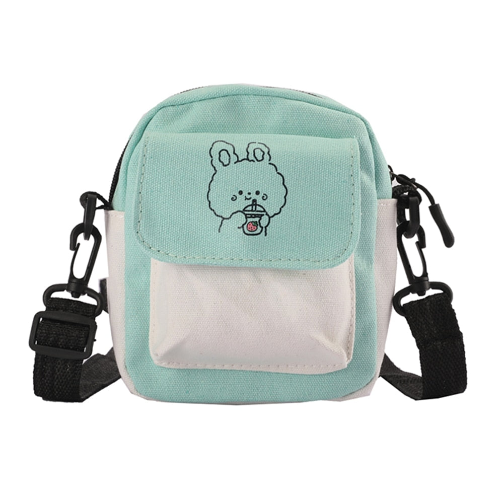 Cartoon Printed Shoulder Casual Bag