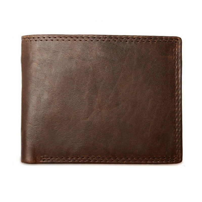 Genuine Leather Coin Pocket Vintage Wallet