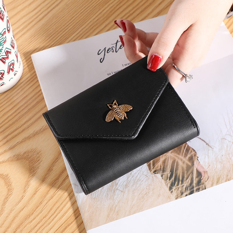 Bee Tri-Fold Card Simple Wallet