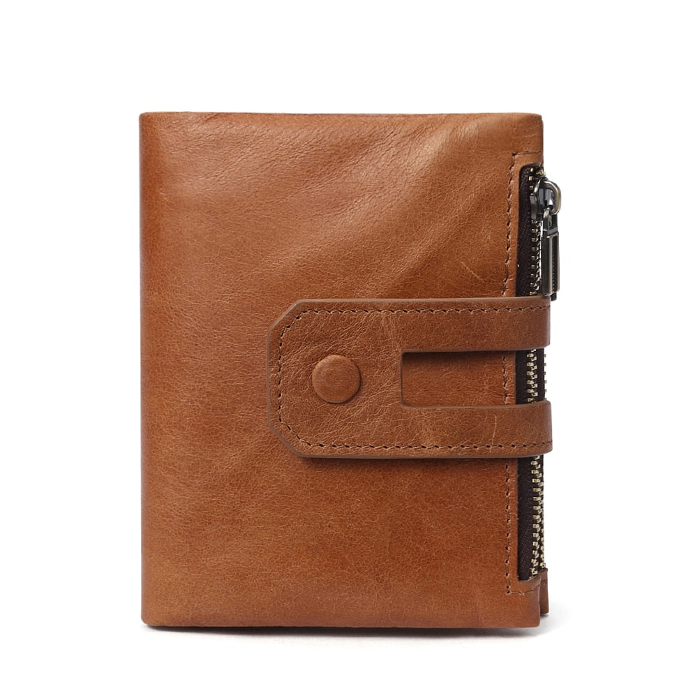 Horse Genuine Leather Card Id Holder Wallet