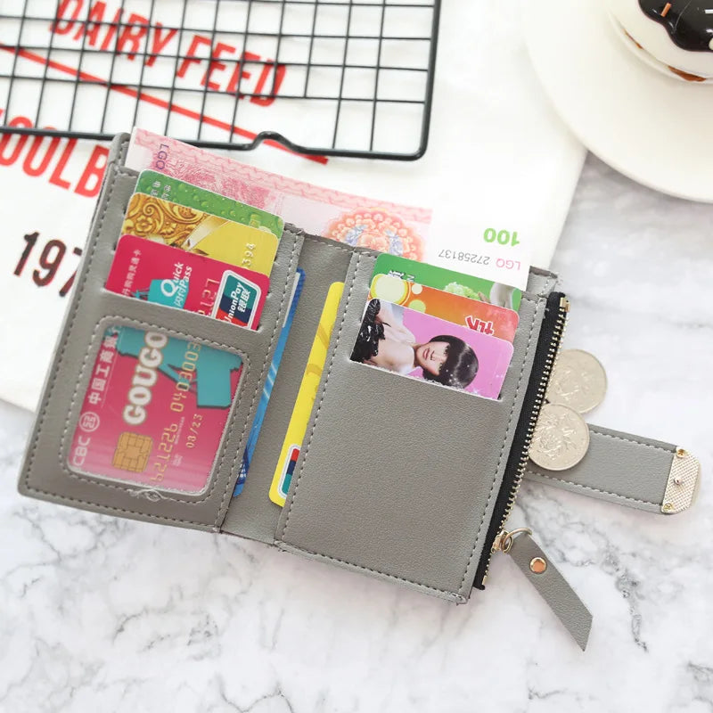 Short Name Customized Fashion Simple Cute Wallets
