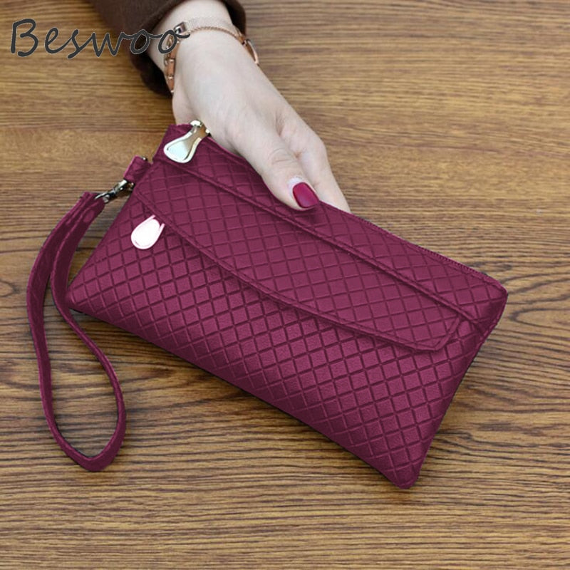 PU Leather Coin Card Holders Clutch Wallet