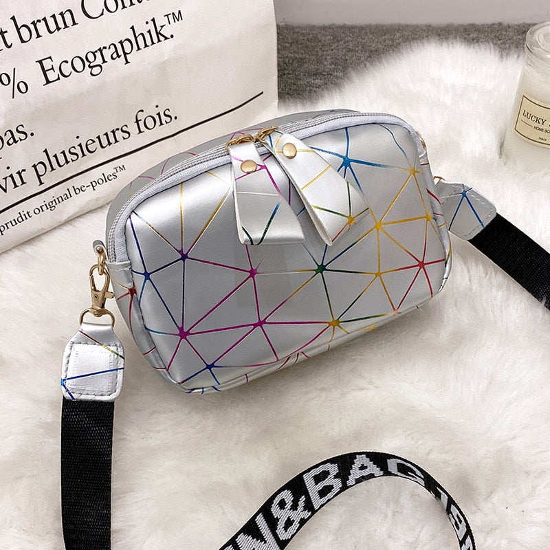 Marble Design PU Leather Shoulder Messenger Bag