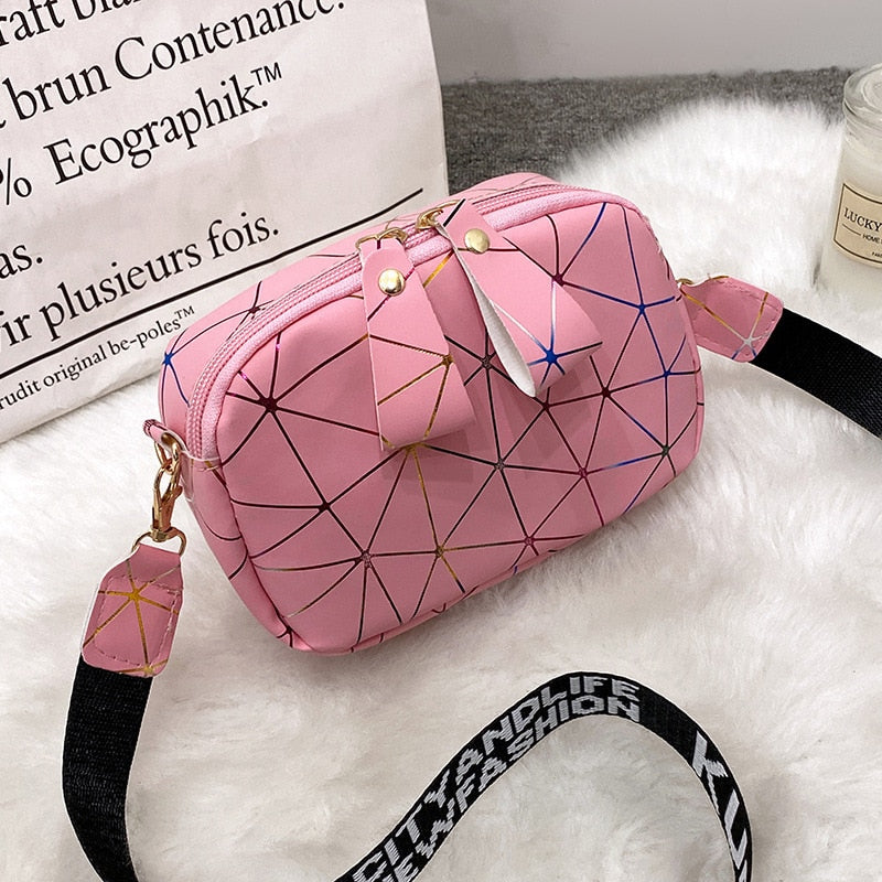 Marble Design PU Leather Shoulder Messenger Bag