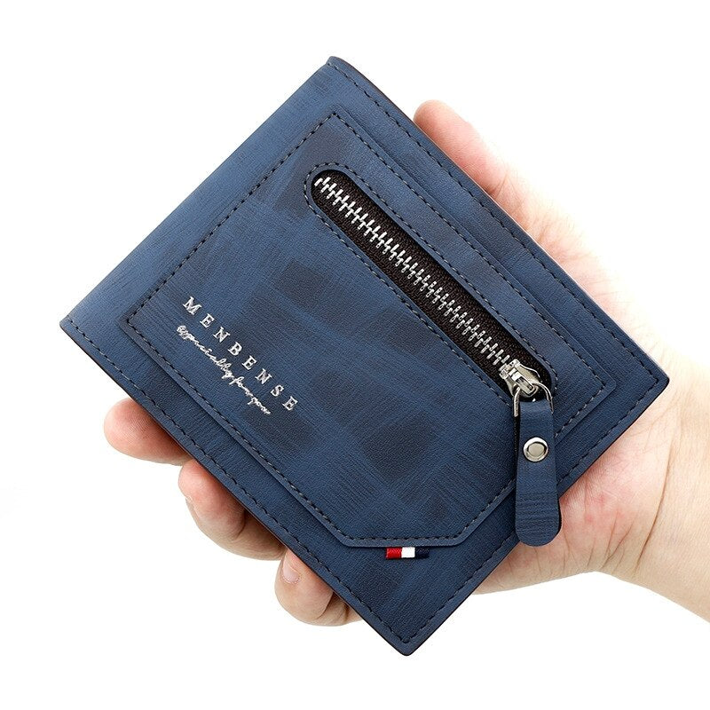 Multifunctional Vertical Three fold Retro Wallet