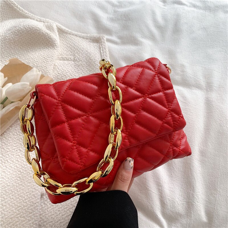 PU Leather Casual Luxury Design Underarm Bag