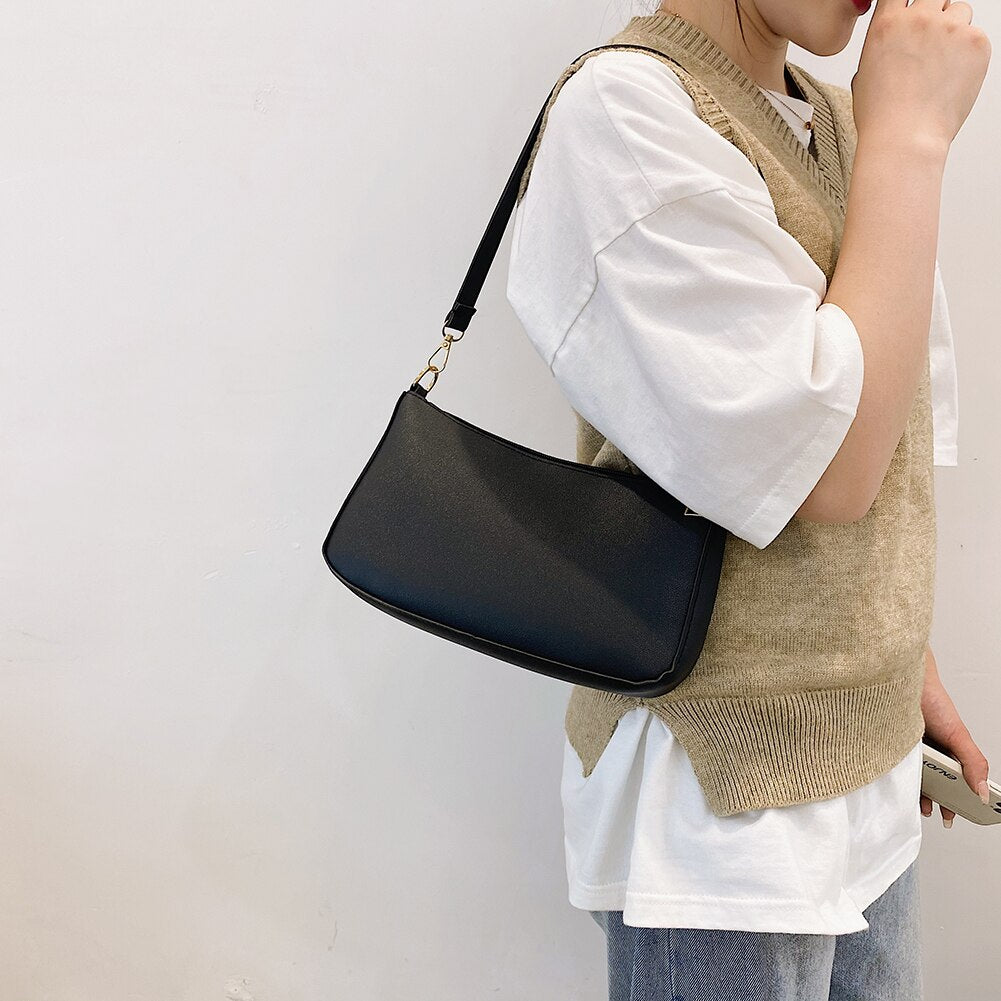 Fashion PU Leather Vintage Shoulder Bag