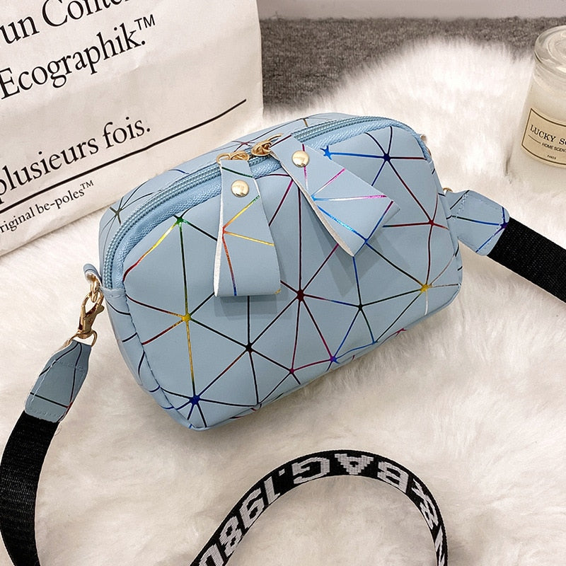 Marble Design PU Leather Shoulder Messenger Bag