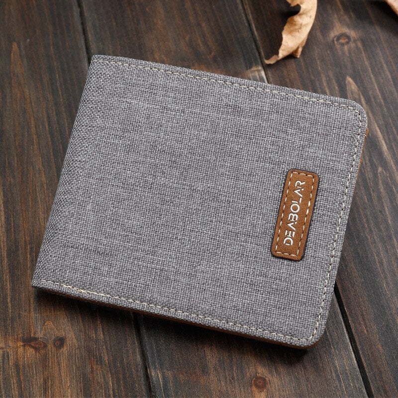 Cowboy Canvas Business Vintage Korean Version Wallet