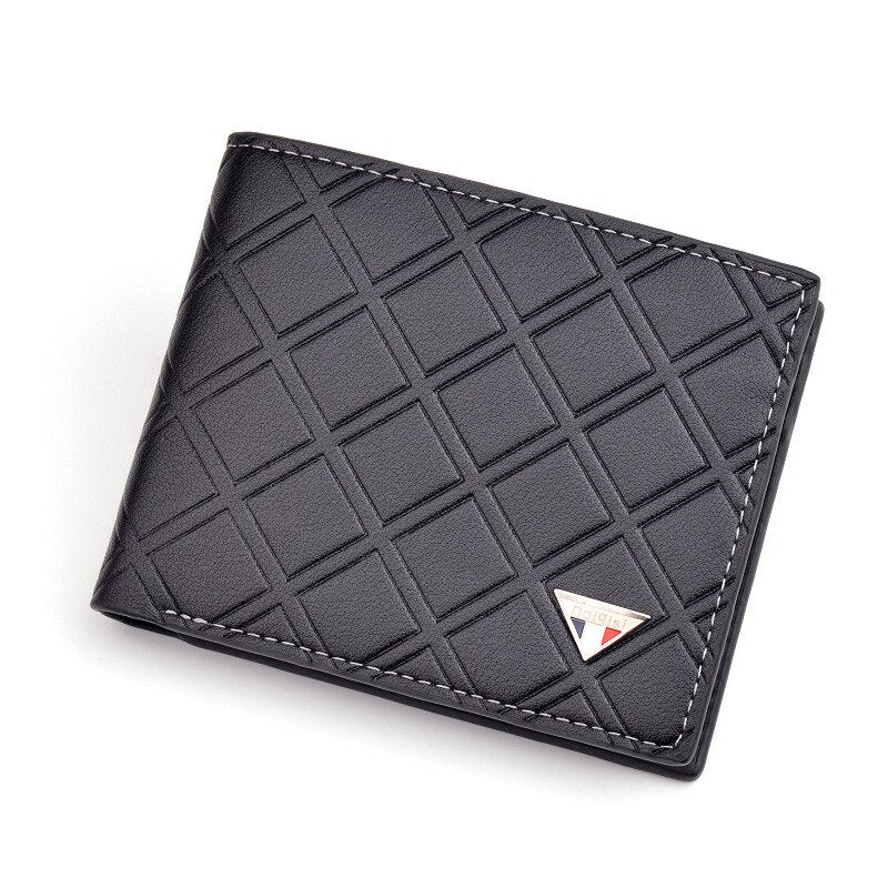 New Fashion Casual Leather Thin Soft Tri-fold Wallet