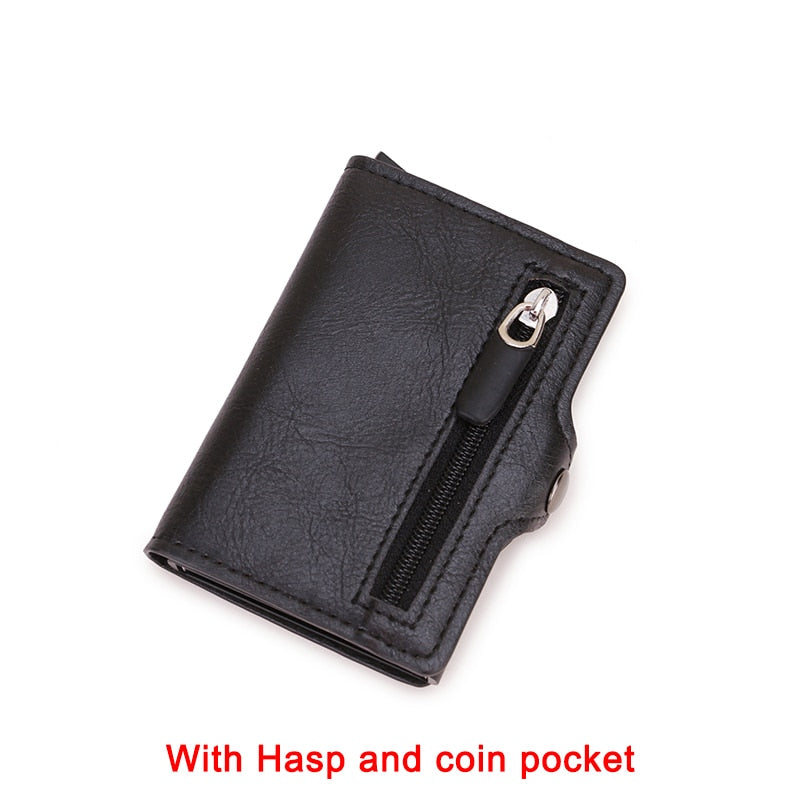 Business Carbon Fiber Rfid Card Holder Wallets