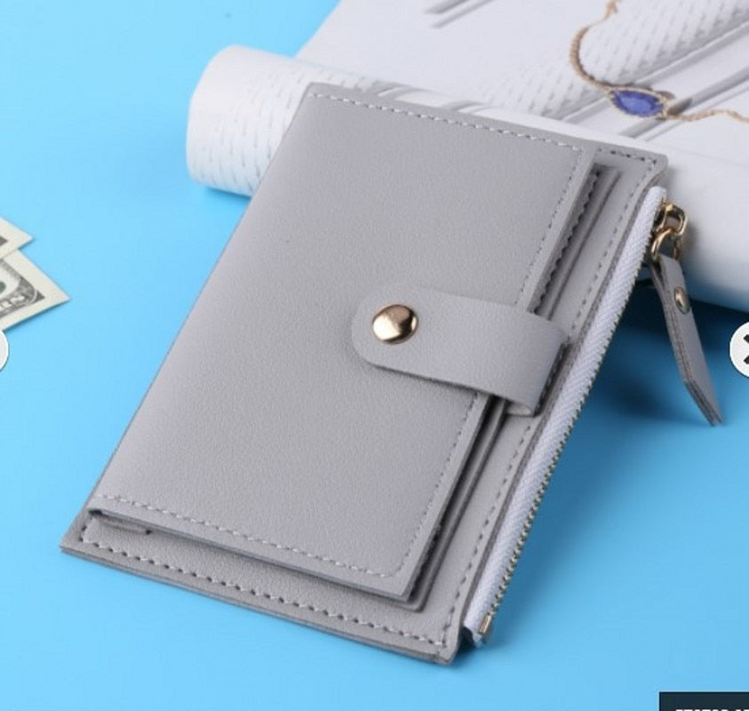 Mini Hasp Solid Heart Multi-Cards Holder Wallet