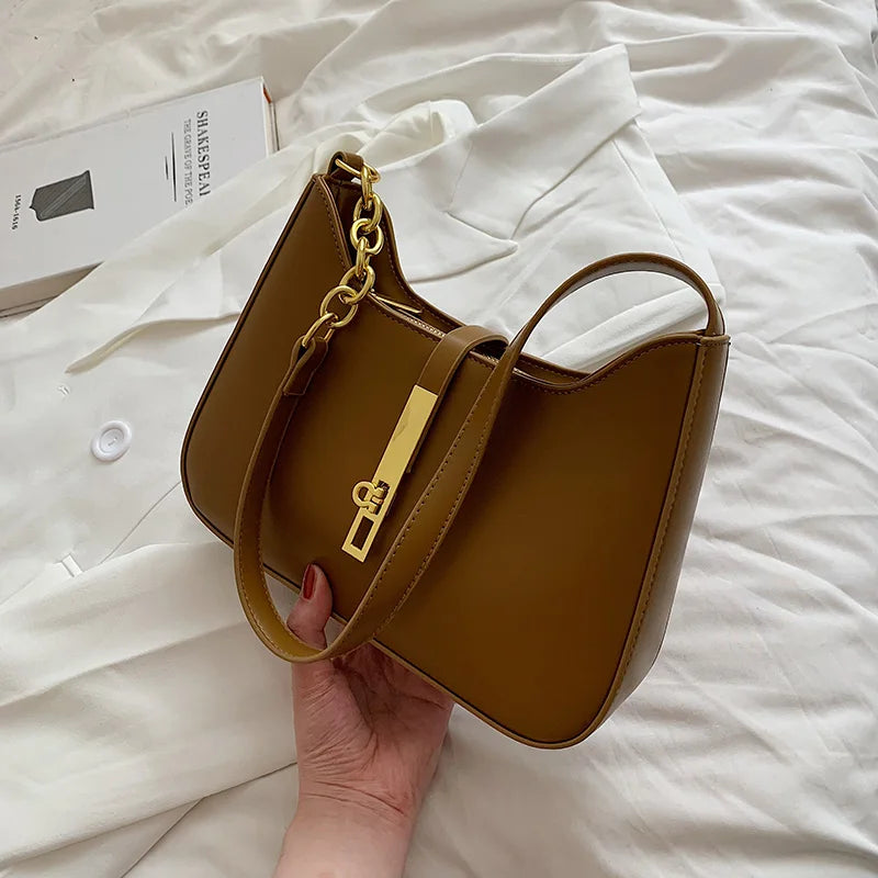 Top Quality Luxury Brand Designer Leather Underarm