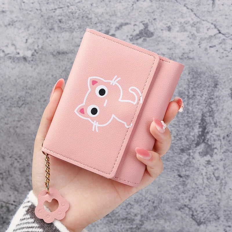 Kawaii Animals Small Card Holder Wallets