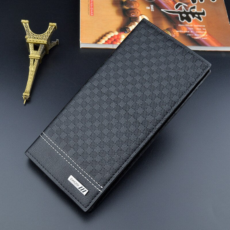 Fashion PU Leather Long Business Multi-card Wallet