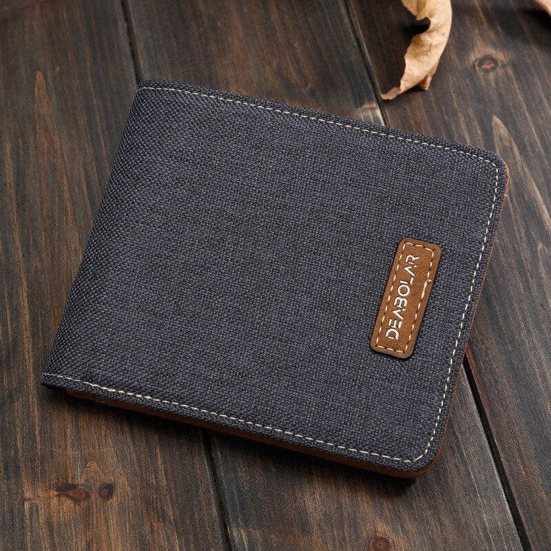 Cowboy Canvas Business Vintage Korean Version Wallet