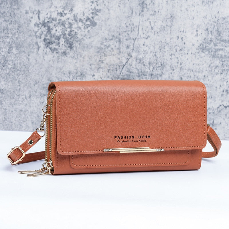 Double Wallet Fashion Crossbody Bag