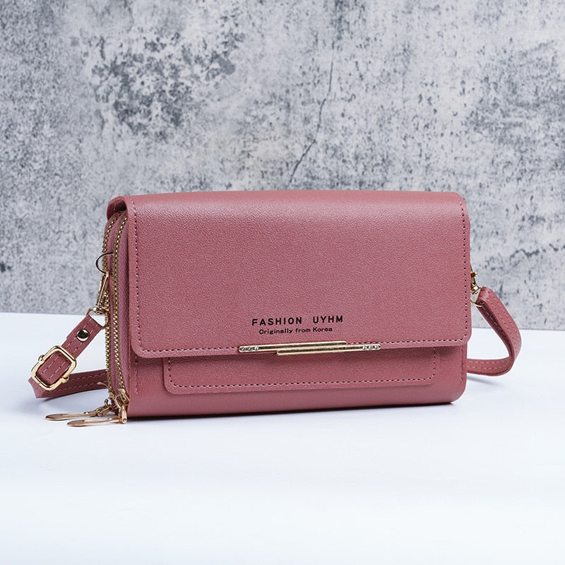 Double Wallet Fashion Crossbody Bag