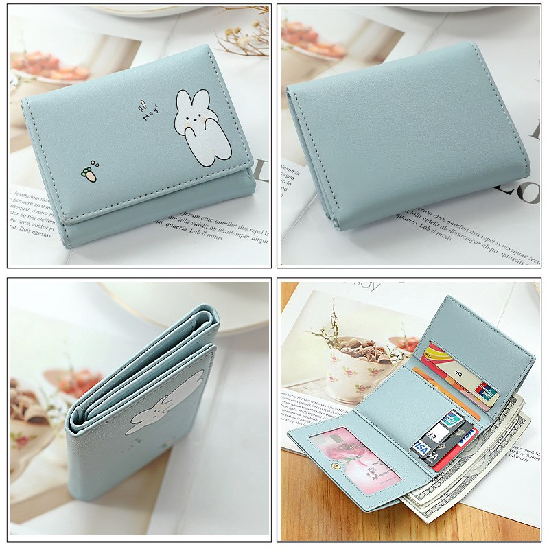 Kawaii Animals Small Card Holder Wallets