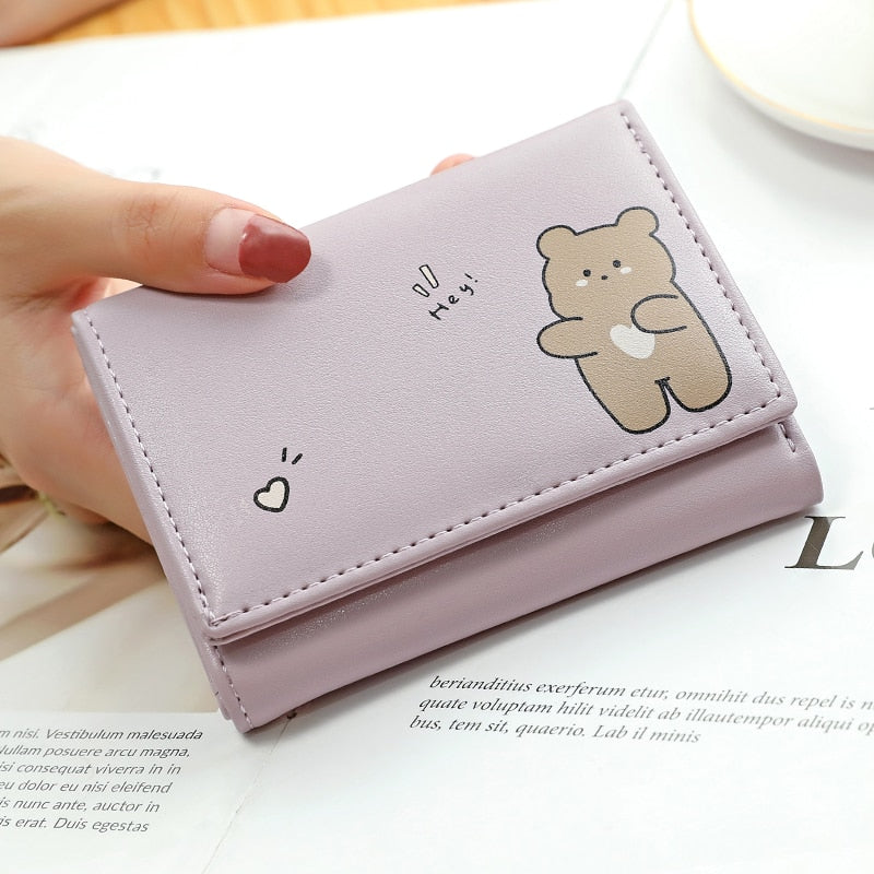 Kawaii Animals Small Card Holder Wallets