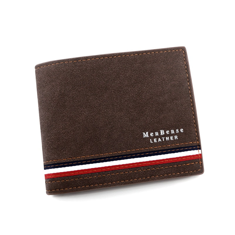 Name Engraved Luxury Stripe Slim Card Holder