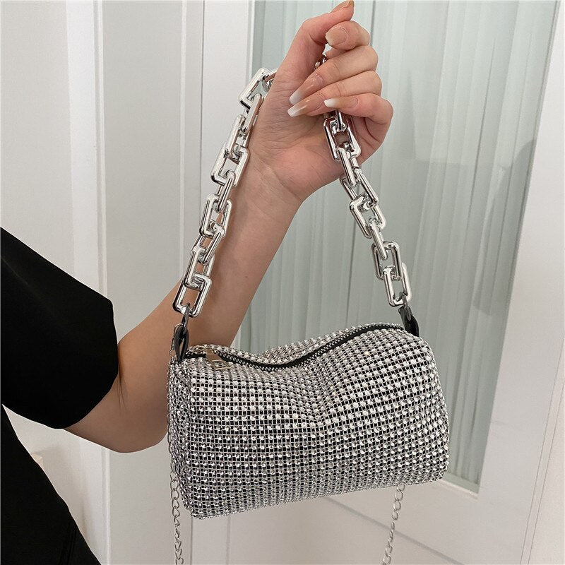 Bling Diamond Design Small Crossbody Bags