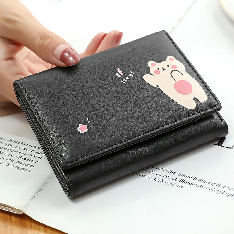 Kawaii Animals Small Card Holder Wallets