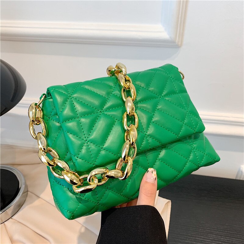 PU Leather Casual Luxury Design Underarm Bag