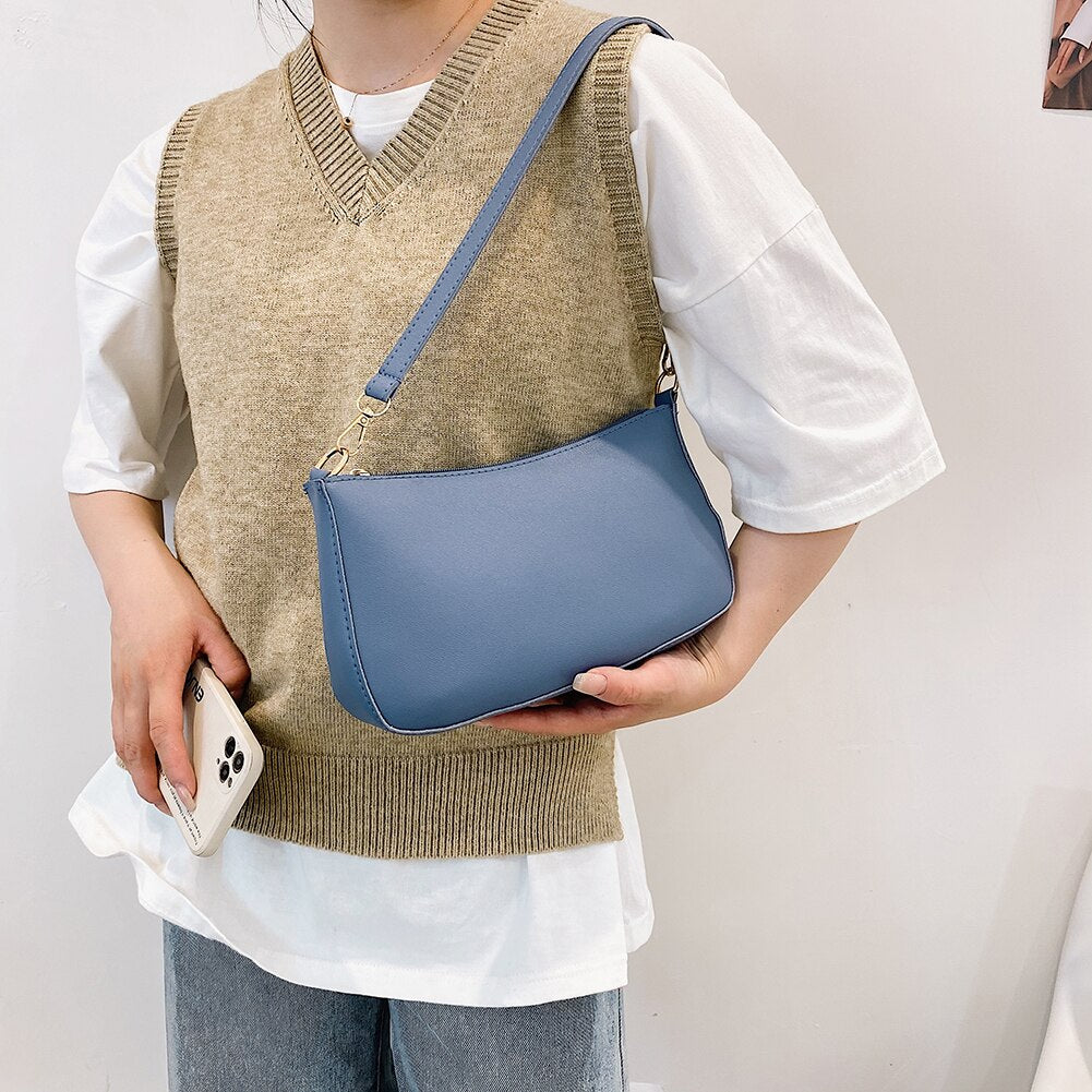 Fashion PU Leather Vintage Shoulder Bag